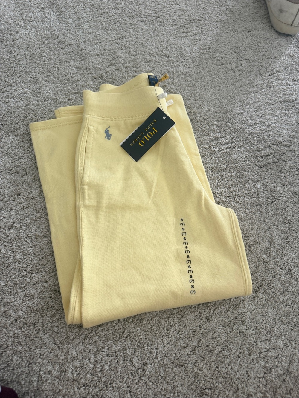 Polo Ralph Lauren Yellow Sweatpants